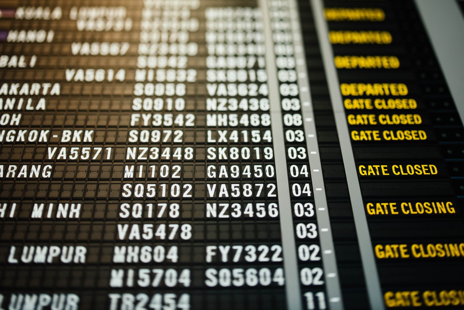 The days of airport boards like this are over. (Photo by chuttersnap on Unsplash.com)