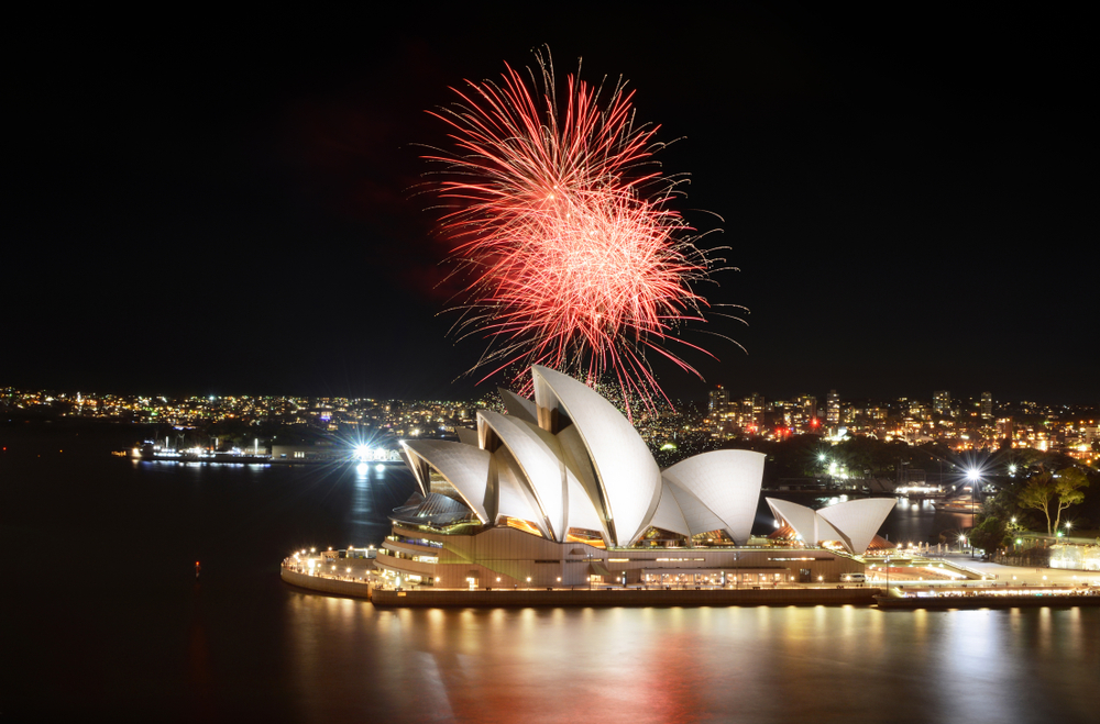 Sydney New Years Fireworks Display